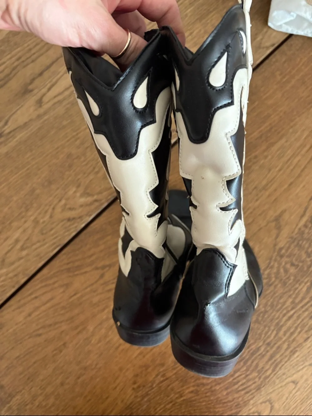 Zara Kids 33 Western Cowgirl Boots